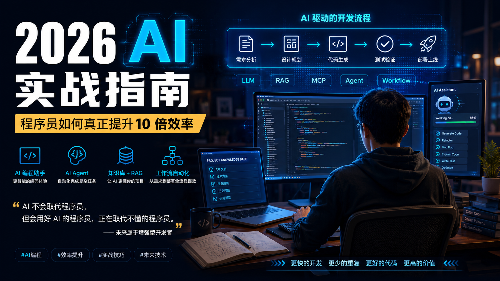 2026 AI 实战指南：程序员如何真正提升 10 倍效率
