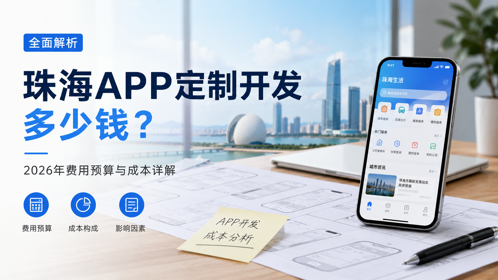 珠海APP定制开发多少钱？2026年费用预算与成本详解