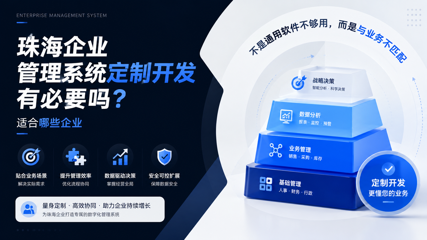 珠海企业管理系统定制开发有必要吗？适合哪些企业