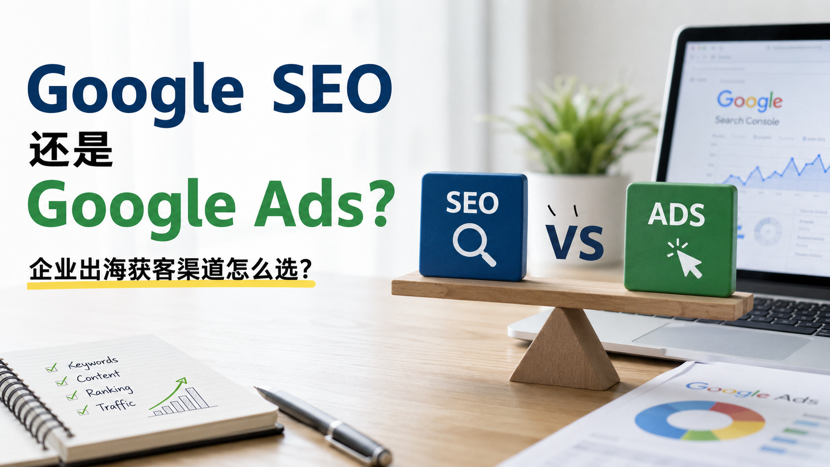 Google SEO还是Google Ads？企业出海获客渠道怎么选？