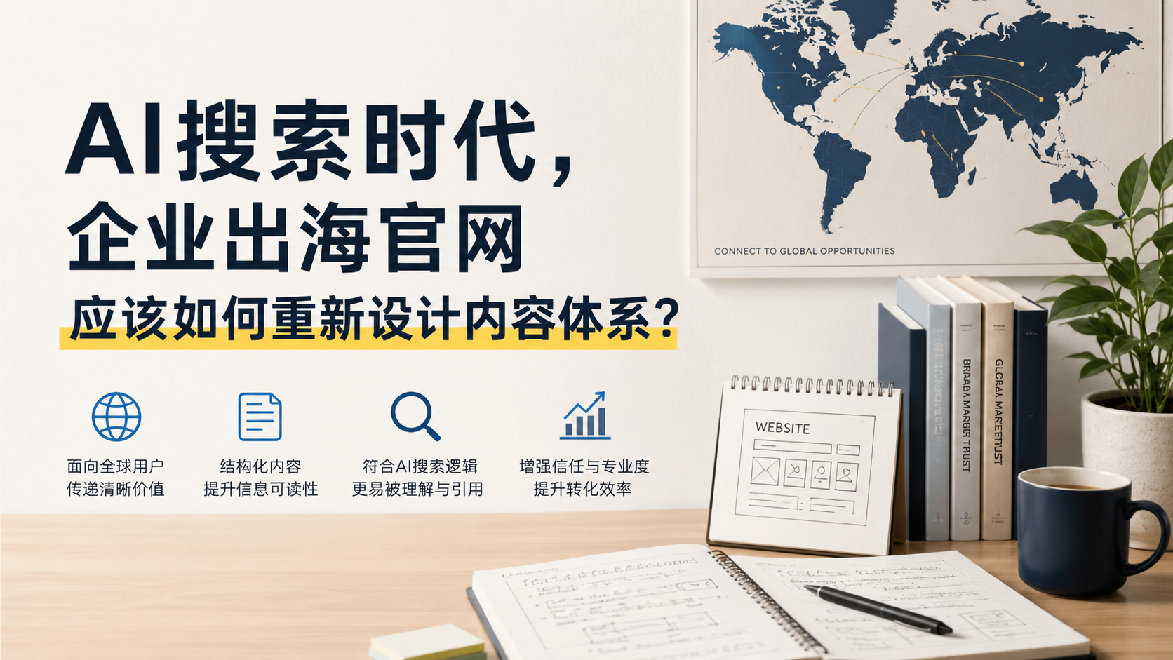 AI搜索时代，企业出海官网应该如何重新设计内容体系？